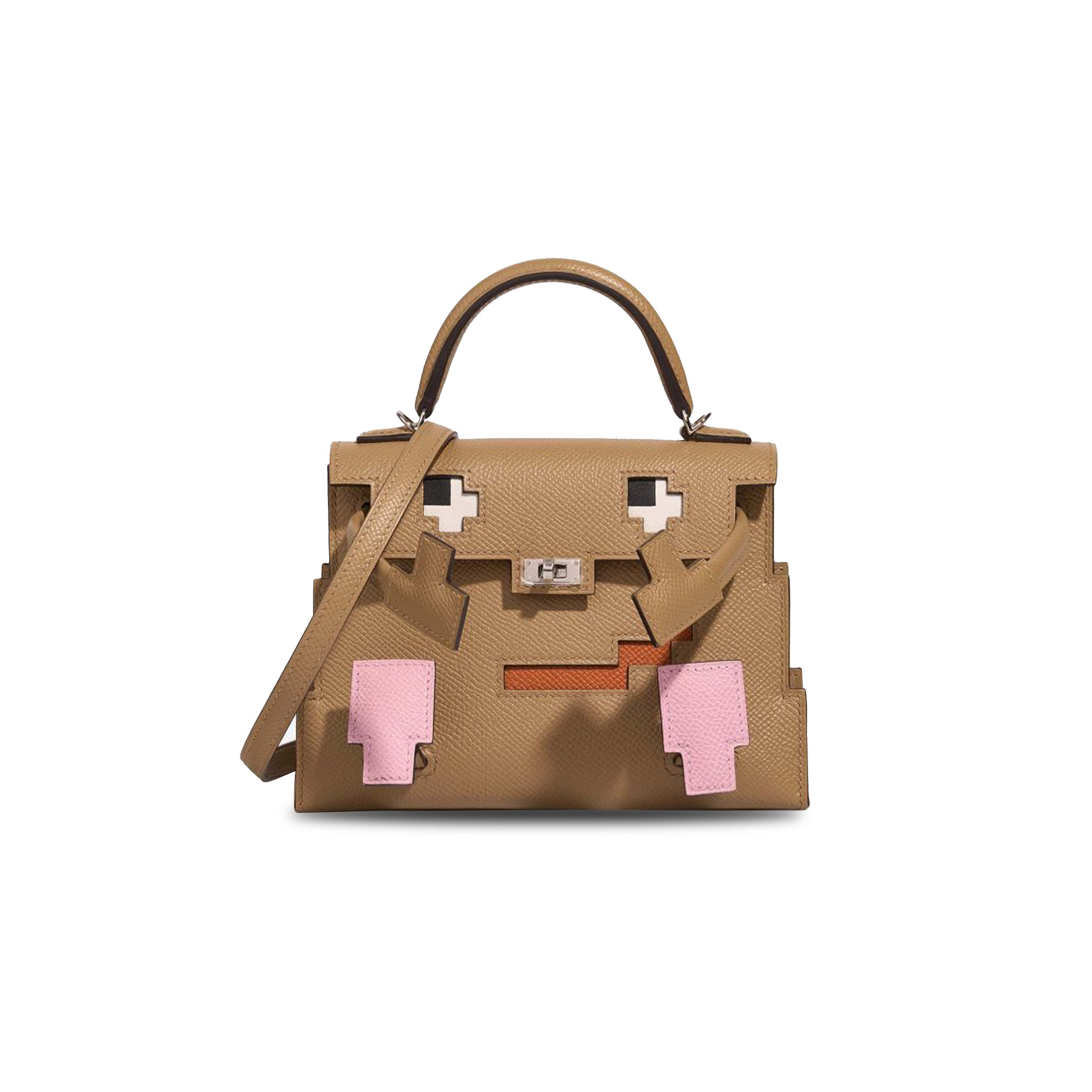 H**mes master kelly dole picto palladium hardware (18*15*6cm)